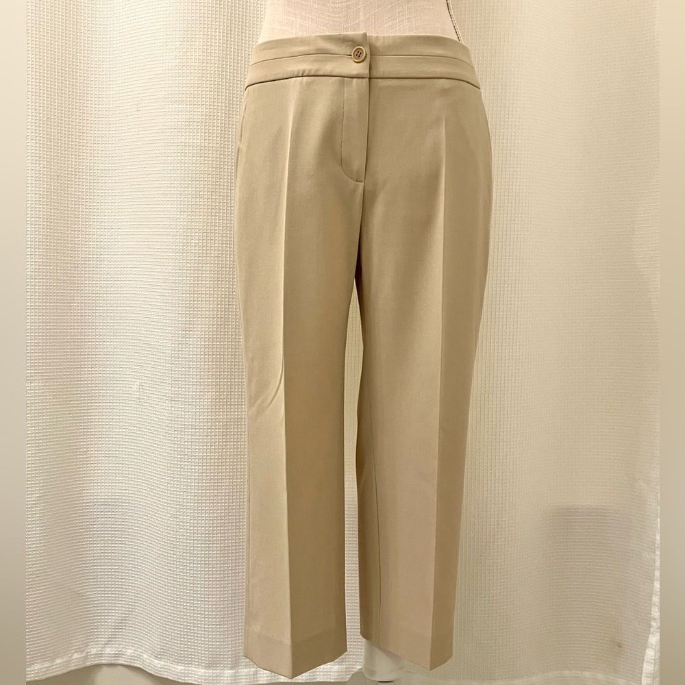 Talbots khaki/beige cropped pants, size 6P